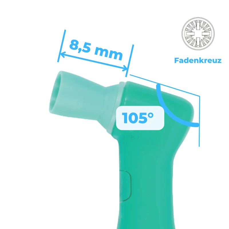 Prophy Angles| Silikonkelch| glatt, Fadenkreuz, 105° | 100 Stück