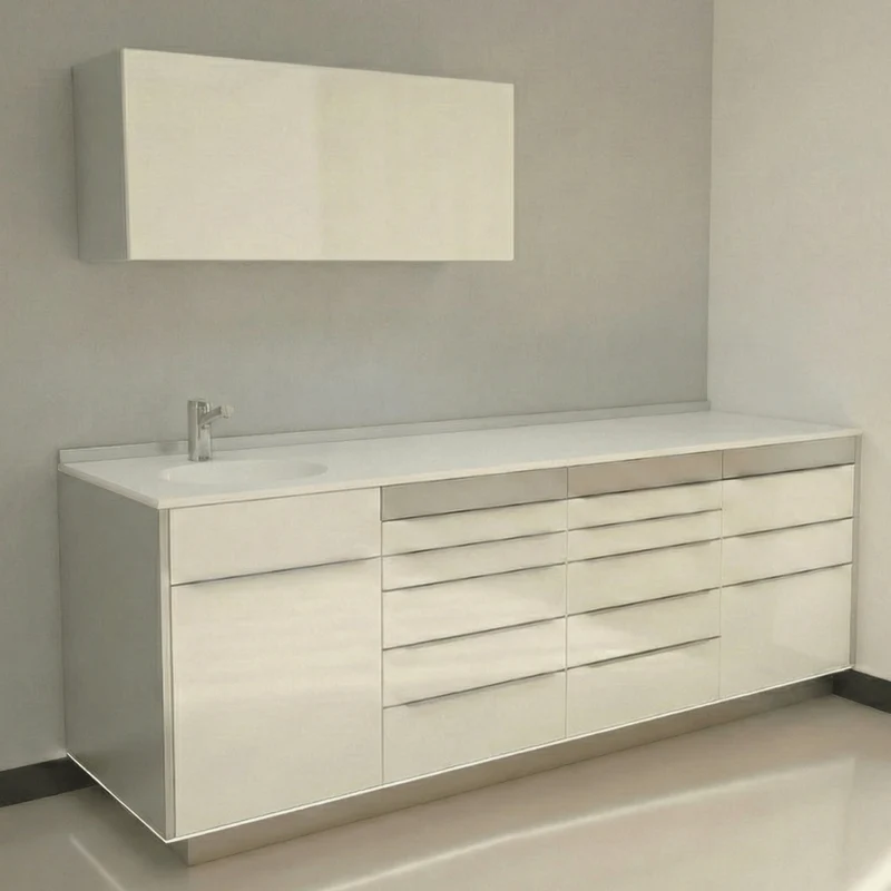 Schrankzeile INEUS mit 4 Elementen & Hygieneschrank