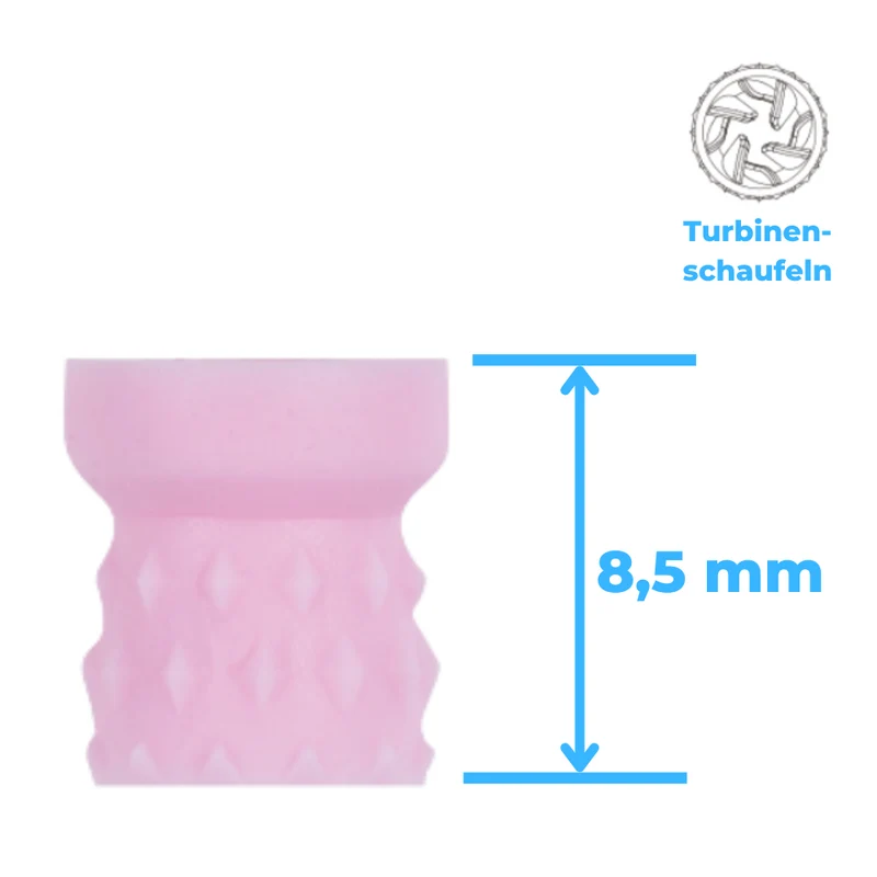 Polierkelche | Snap-On | Silikon | genoppt, Turbinenschaufel | 100 Stück
