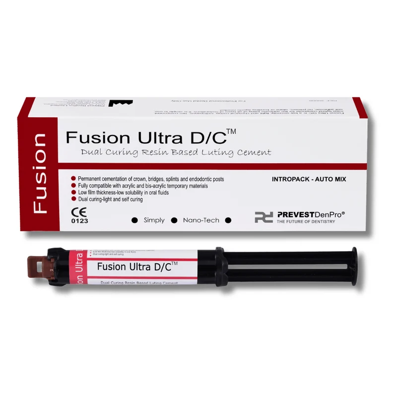 Fusion Ultra D/C® | Dualhärtendes Befestigungs-Zahnzement Harzbasis | 9g