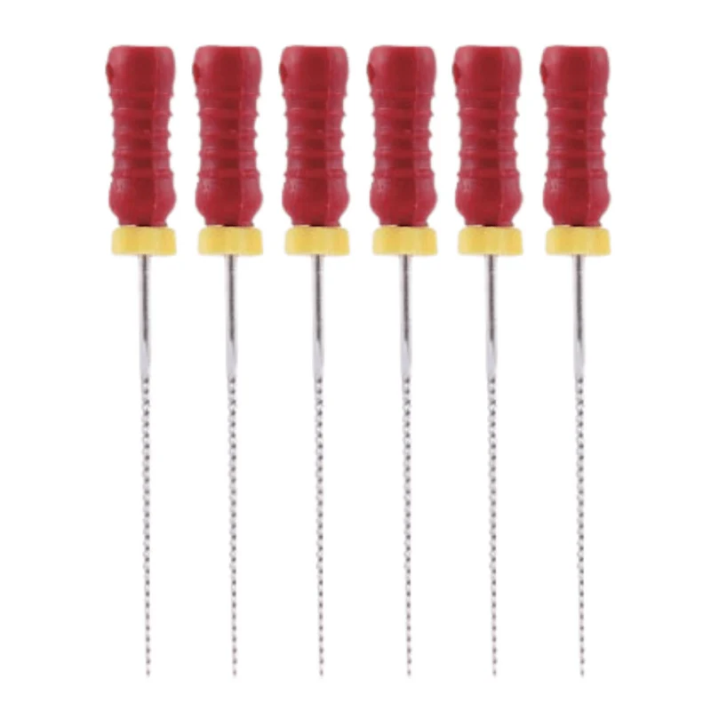 E30 Hedstrom K-Files Handfeilen Wurzelkanalinstrumente rostfreier Stahl | 6er Pack