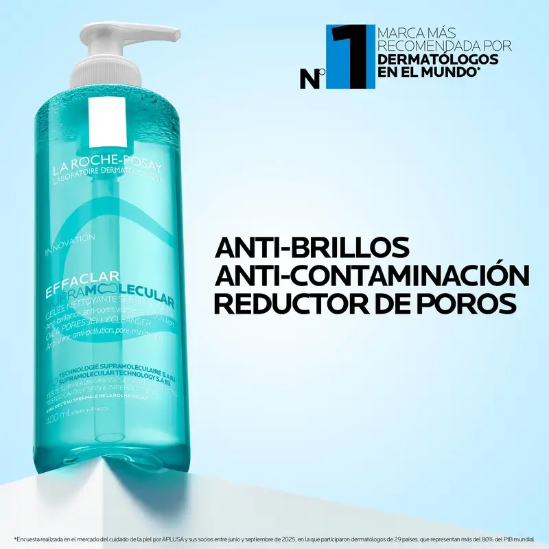 La Roche-Posay Effaclar Supramolecular Cleansing Gel, 400 ml