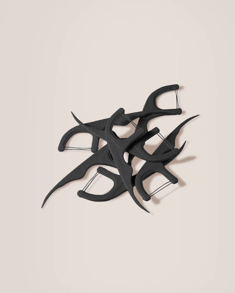 Floss Picks - Charcoal