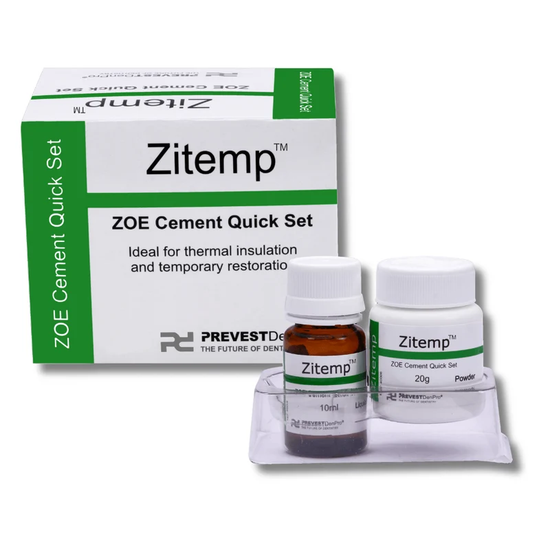 Zitemp® ZOE | Schnell aushärtendes Zahnzement Zinkoxid
