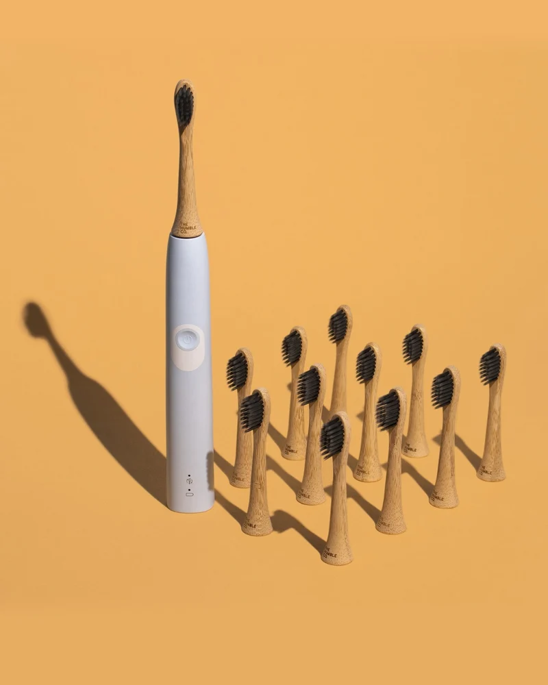 Philips Sonicare Electrical Toothbrush Heads Bamboo Charcoal Infused x4 - Soft