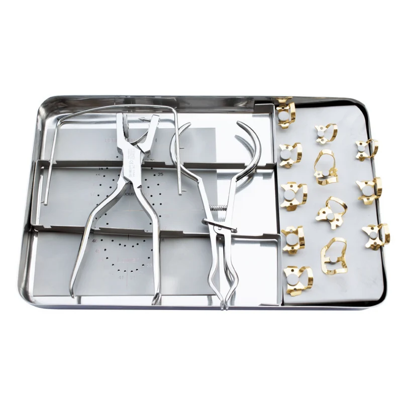 Kofferdam Set Klammern & Zange | Endo & Chirurgie