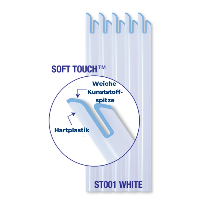 Soft Touch Vent Einmal-Absaugkanülen gerade | 50 Stück