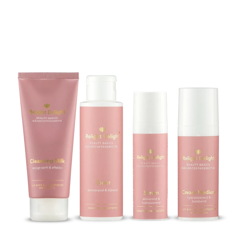 Beauty Basics - Gesichtspflege-Set medium - partiell frei von Parfüm