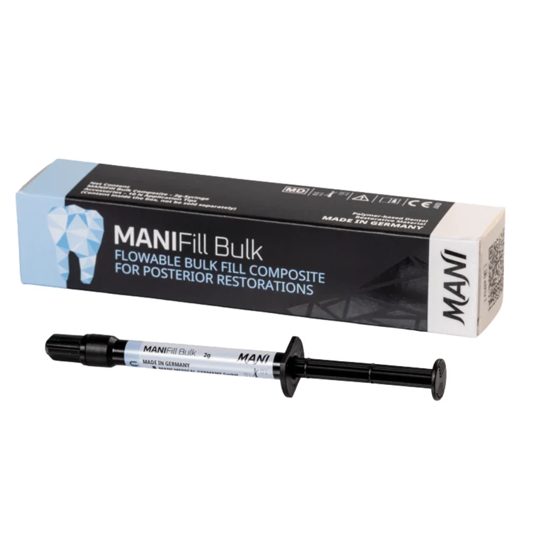 MANIFill Bulk - Bulk-Fill-Komposit Klasse-I- und -II-Restaurationen | 2g Spritze incl. 10 Applikationsspitzen