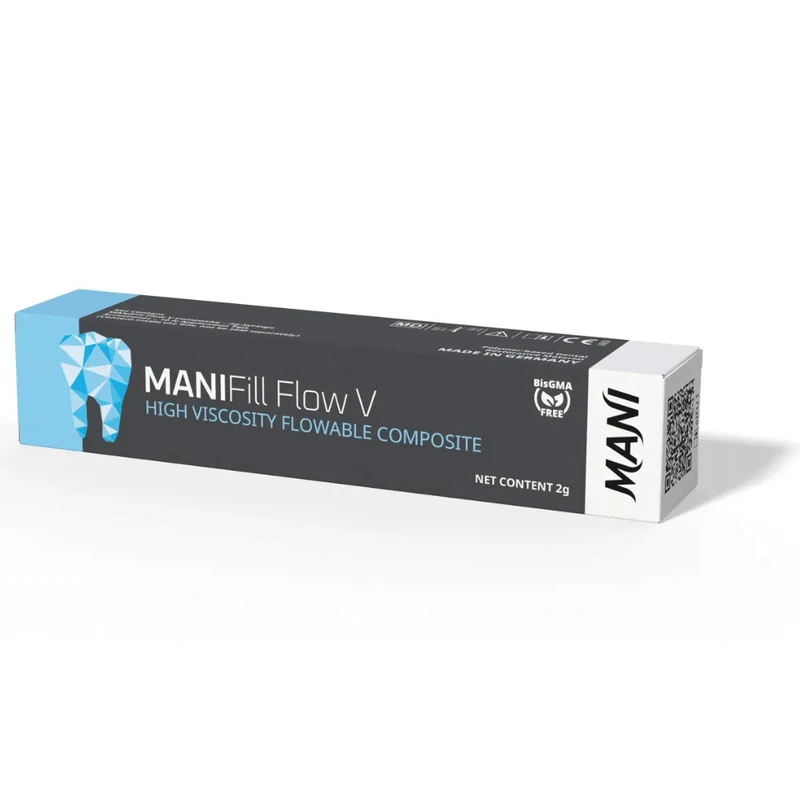 MANIFill Flow-V | Hochviskoses fließfähiges Komposit | 2g Spritze mit 10 Applikationsspitzen