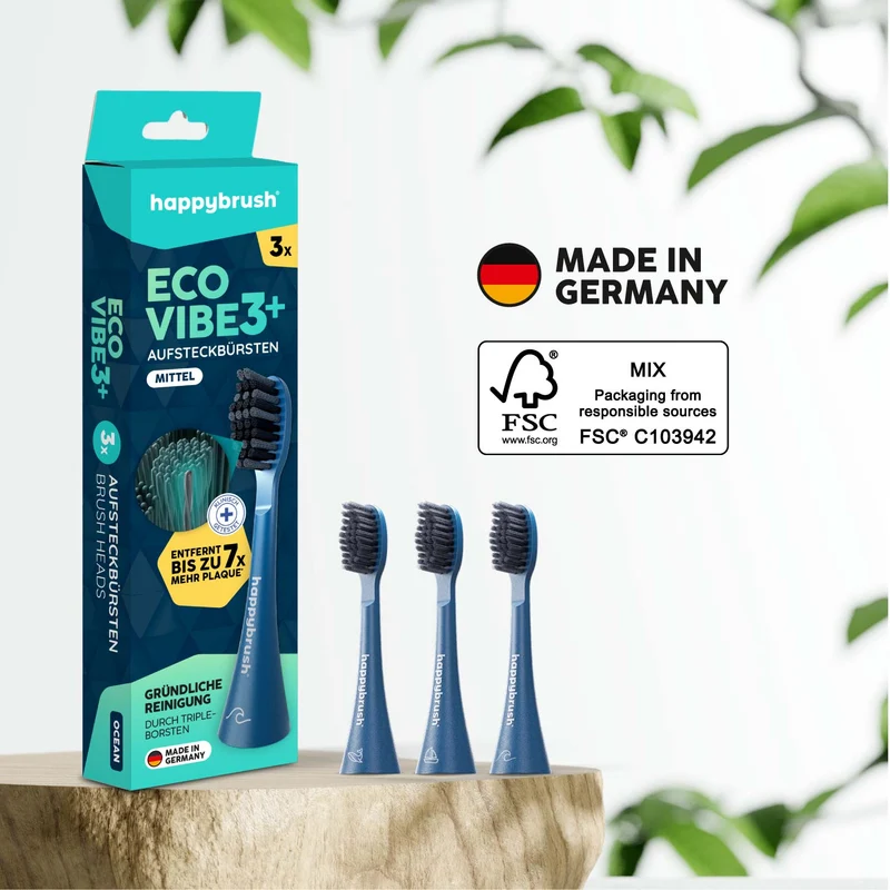Aufsteckbürsten Eco Vibe 3+ | Ocean/Aurora