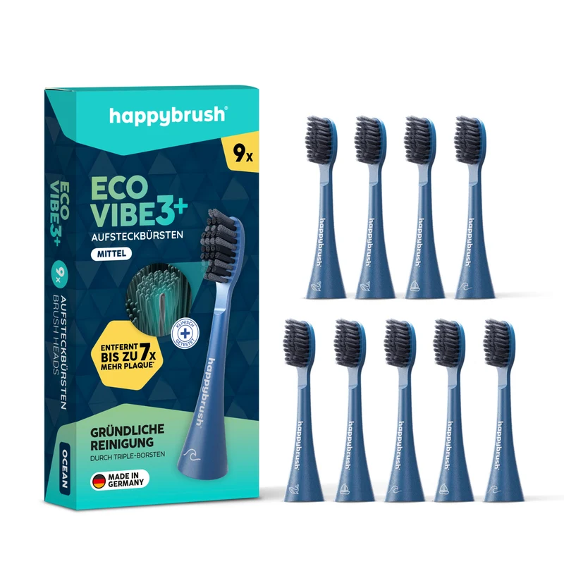 Aufsteckbürsten Eco Vibe 3+ | Ocean/Aurora