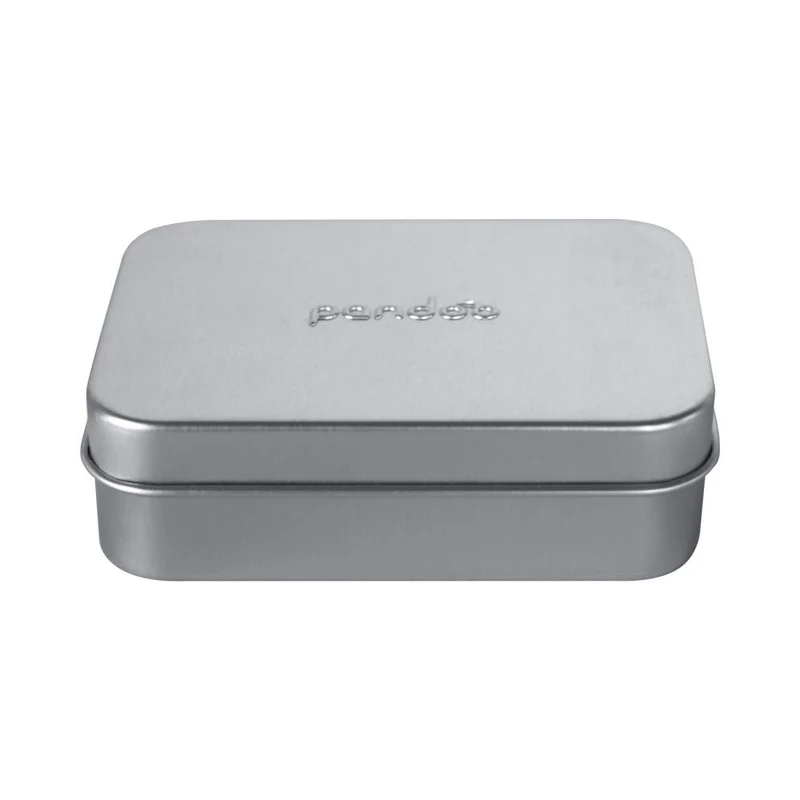 Seifendose aus Aluminium mit Abtropfgitter