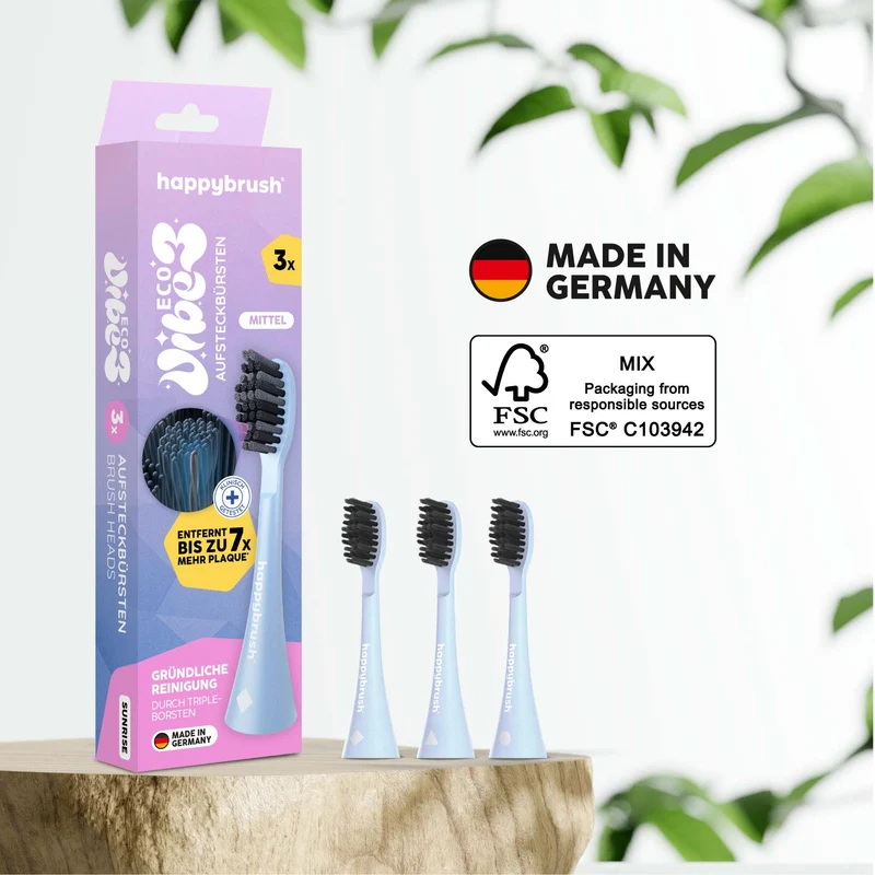 Aufsteckbürsten Eco Vibe 3+ | Sunrise