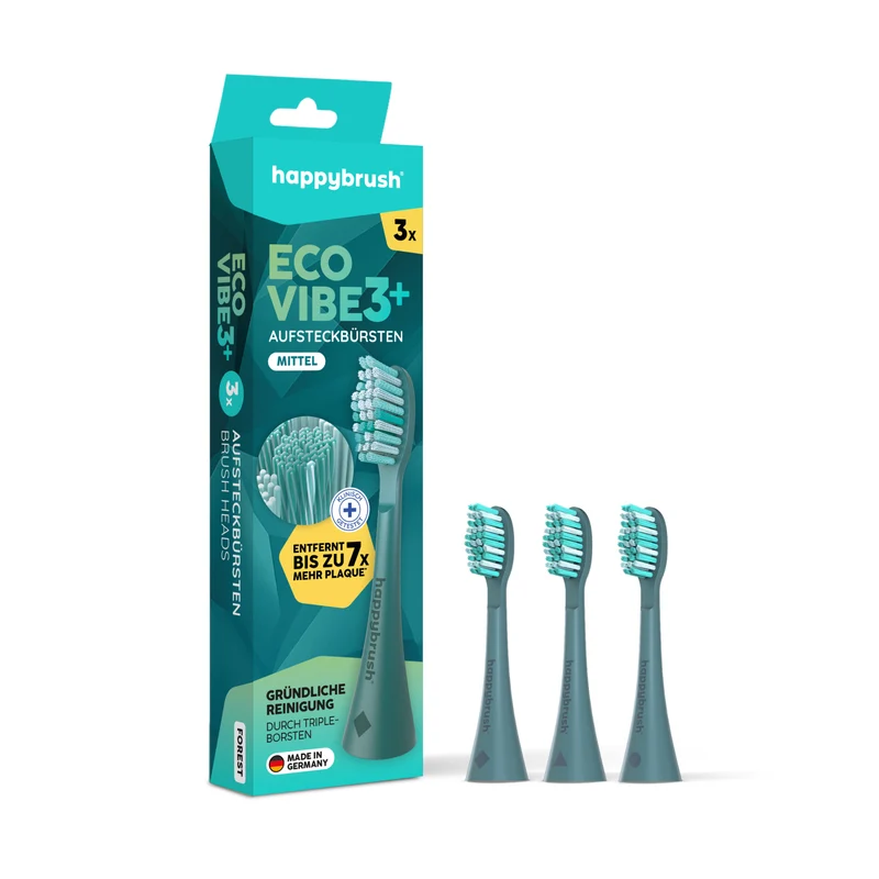 Aufsteckbürsten Eco Vibe 3+ | Forest