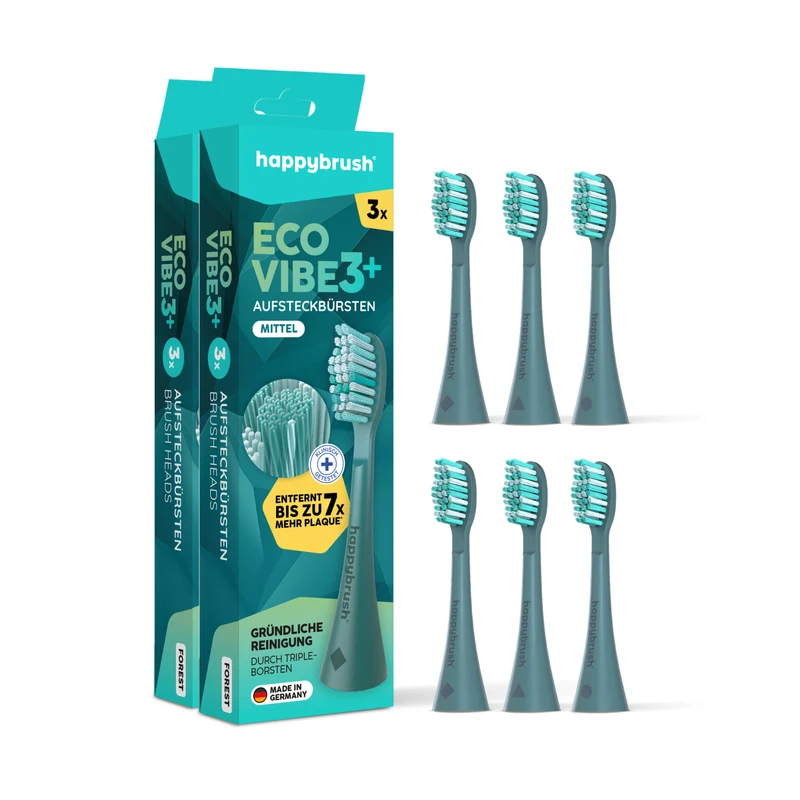 Aufsteckbürsten Eco Vibe 3+ | Forest
