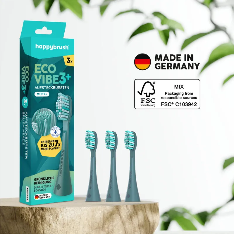 Aufsteckbürsten Eco Vibe 3+ | Forest