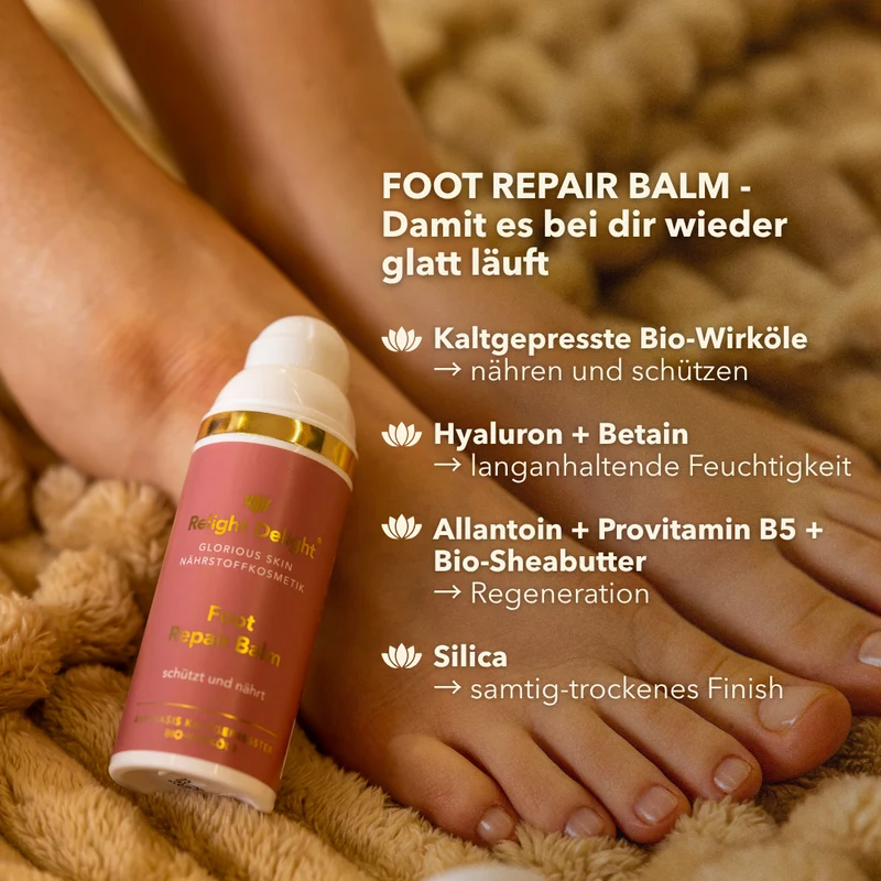 Glorious Skin - Foot Repair Balm - frei von Parfüm - 50ml