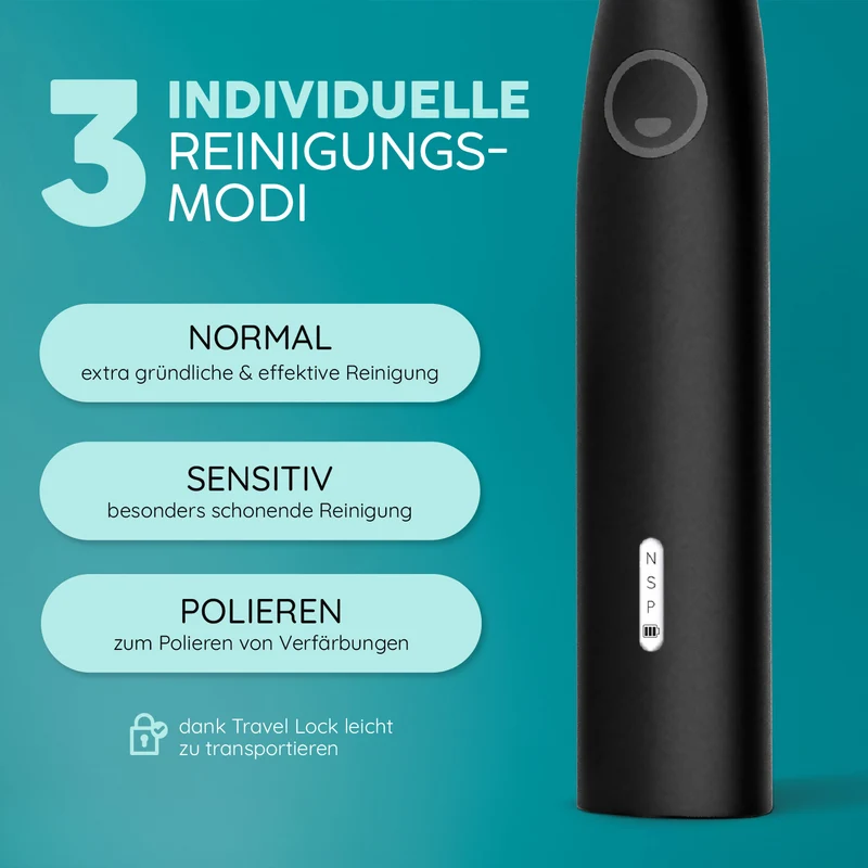 Eco R2 Zahnbürste | Allblack