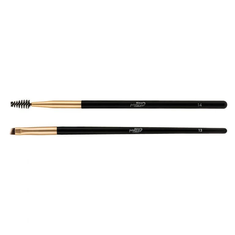 BRUSH n. 13 + 14 - BROWMADE BRUSHES KIT for EYEBROW