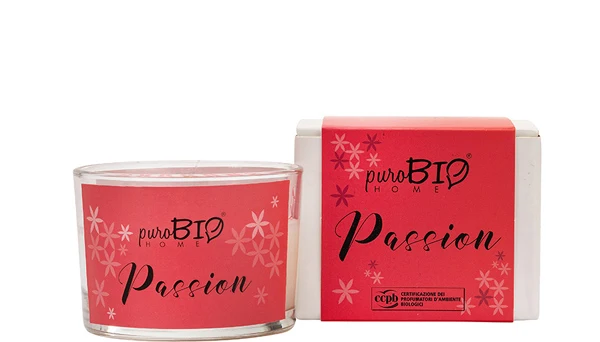 BIO FRAGRANCE CANDLE - PASSION Energizing