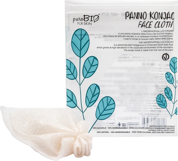 KONJAC CLOTH - puroBIO FOR SKIN