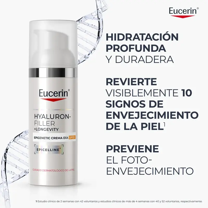 Eucerin Hyaluron-Filler + Longevity Epigenetic Day Cream SPF 30, 50 ml