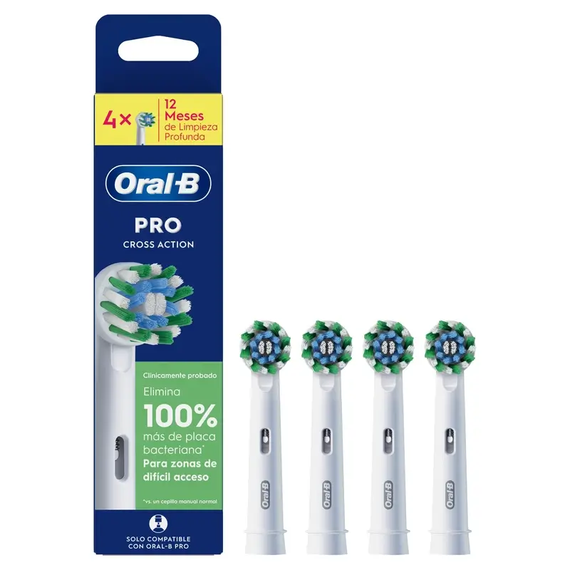 Oral-B Braun Cross Action Refill, 4 pcs.