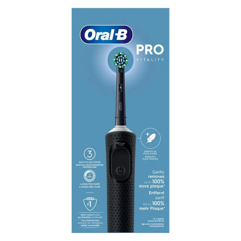 Oral-B Braun Vitality Pro Electric Toothbrush Black, 1 piece
