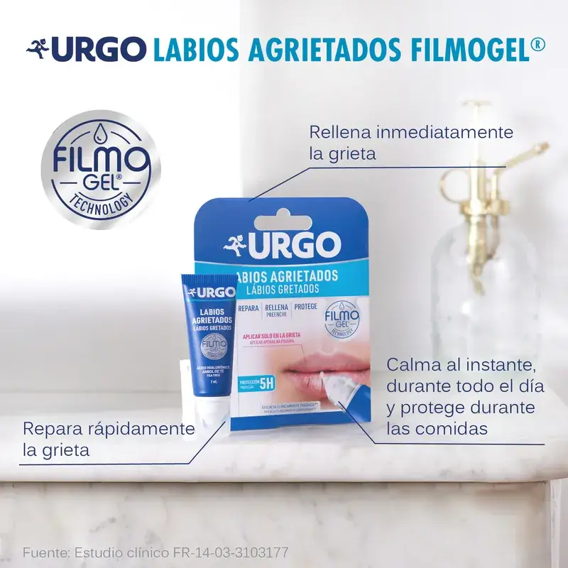 Urgo Chapped Lips Filmogel, 7 Ml