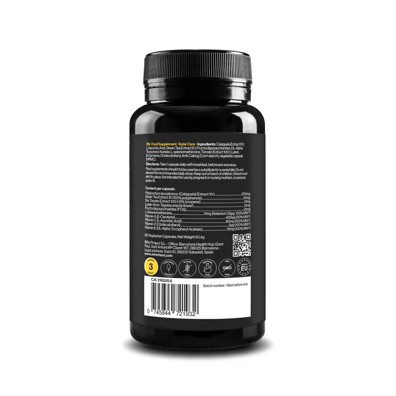Zenement Solar Care, 90 vegetarian capsules