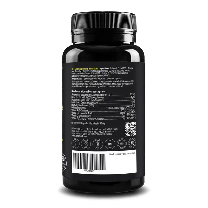 Zenement Solar Care, 90 vegetarian capsules