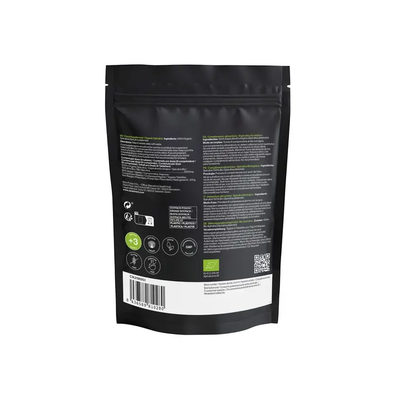 Zenement Organic Spirulina 600 vegan tablets