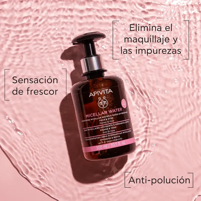 Apivita Soothing Micellar Water & Make-up Remover, 300 ml