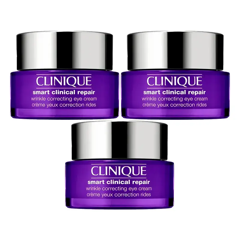 Clinique Smart Clinical Repair Anti-Wrinkle Correcting Eye Cream, 3x15 ml