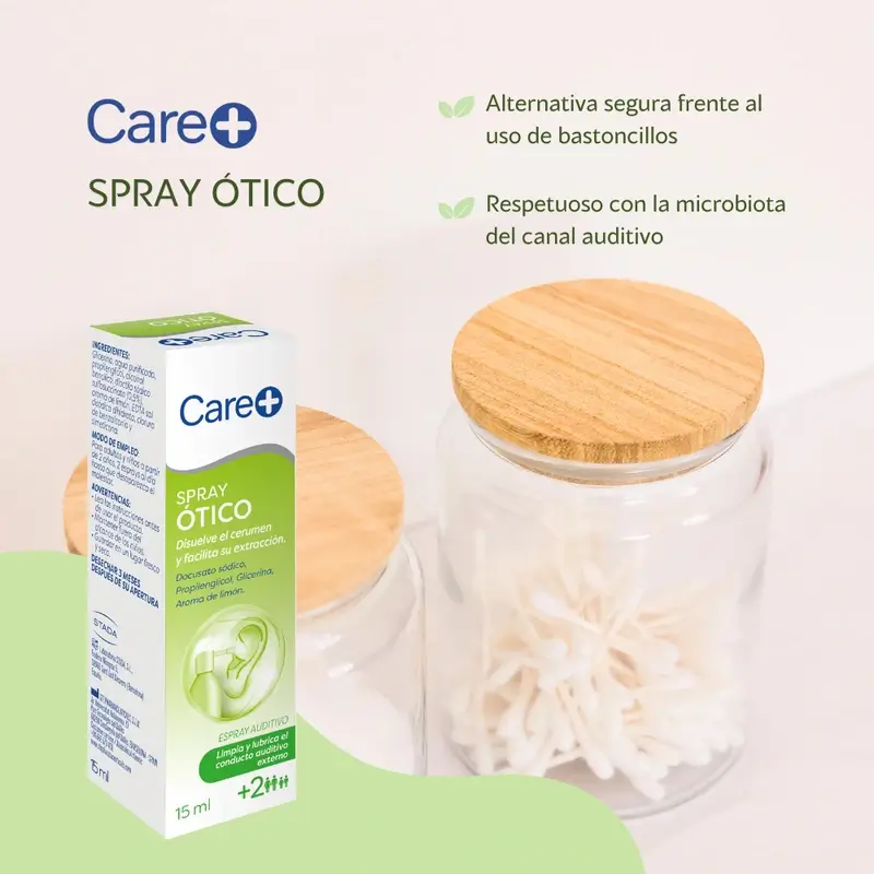 Care+ Ear Cleaning Spray For Adults & Children +2 Years , 15 ml