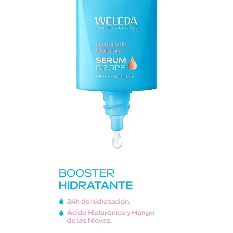 Weleda Moisturising Serum Booster Drops With Hyaluronic Acid, 30 ml