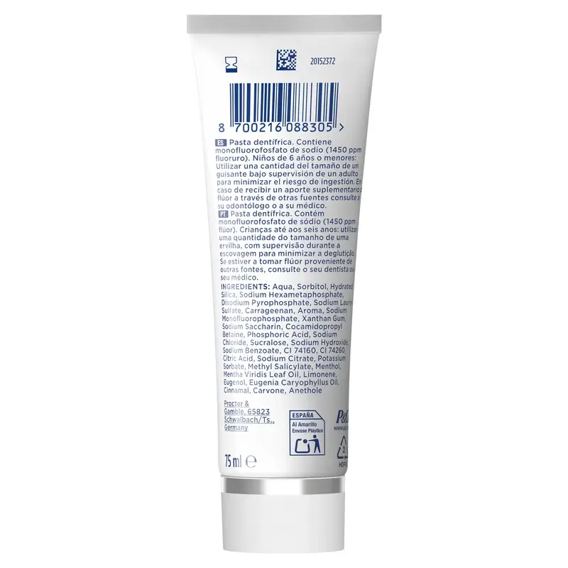 Oral-B 3Dw Radiant Whiteness Toothpaste , 75 ml