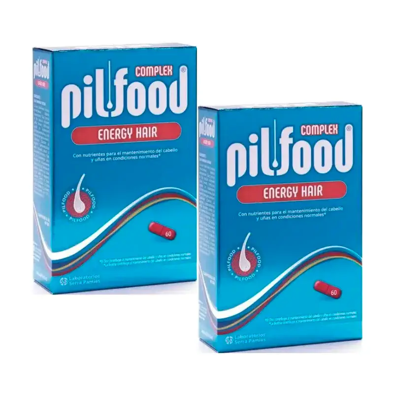 Pilfood Complex Hair and Nail Nutrients, Pack 2 x 60 tablets