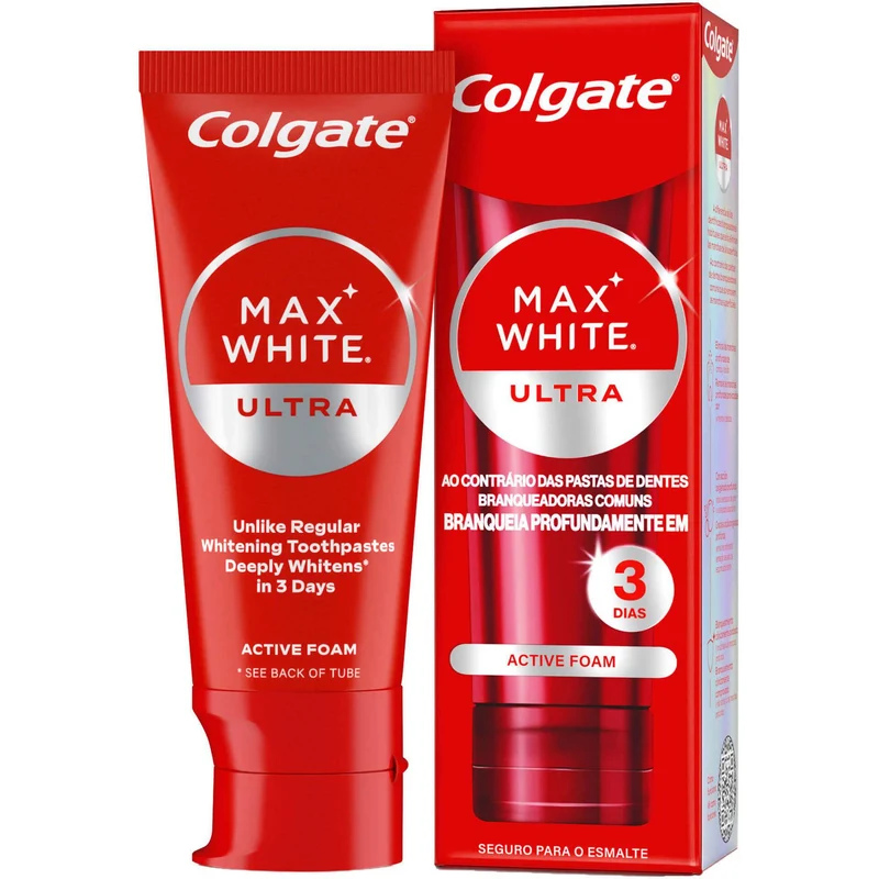 Colgate Max White Ultra Active Foam - Whitening Toothpaste