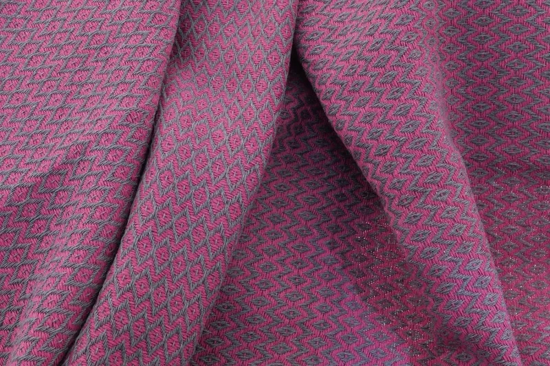 Hamamtuch Bird Eye Kelim Lux pink mint 100x180cm