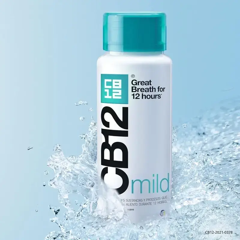 Cb12 Mild Mouthwash Mild Mint Flavoured Halitosis Mouthwash, 2X250 Ml