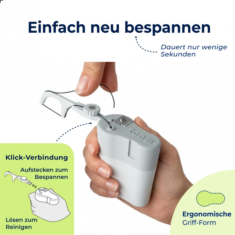 Zahnseide-Stick wiederverwendbar
