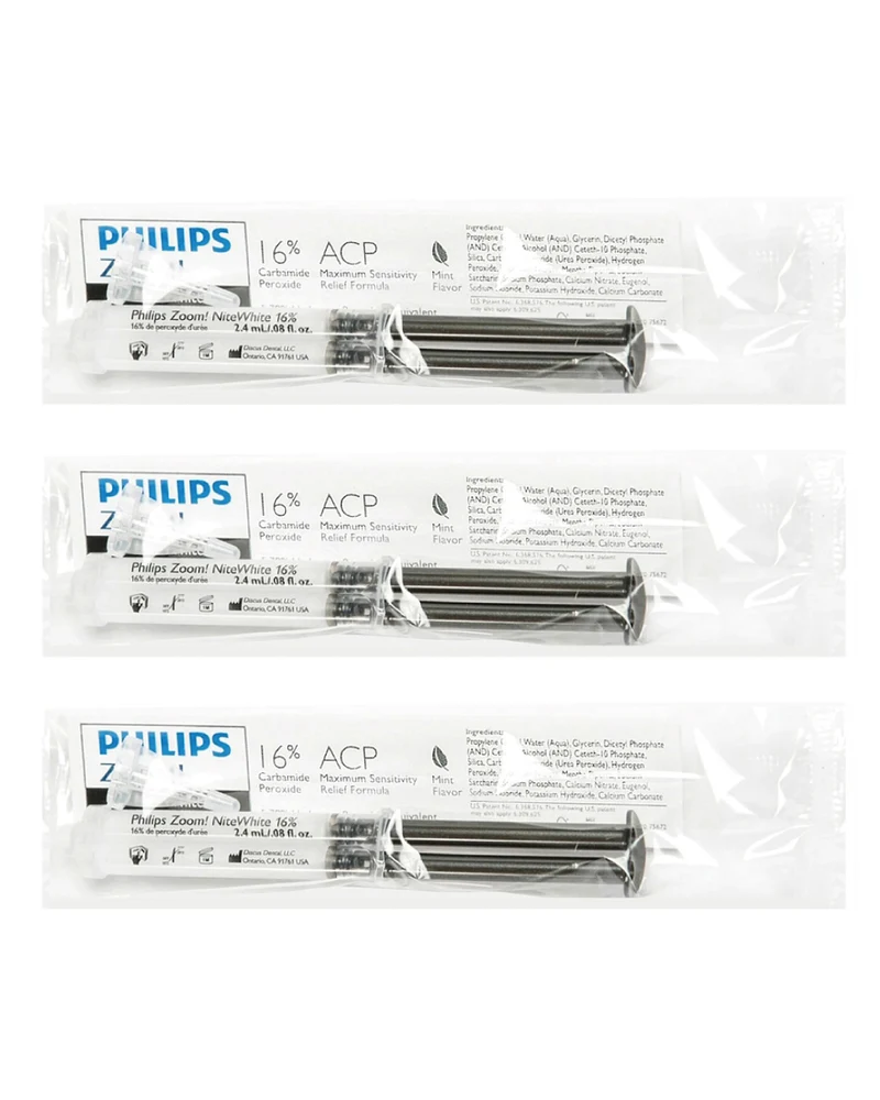 Philips Zoom NiteWhite 16% - Teeth Whitening 2.4ml | 3 units