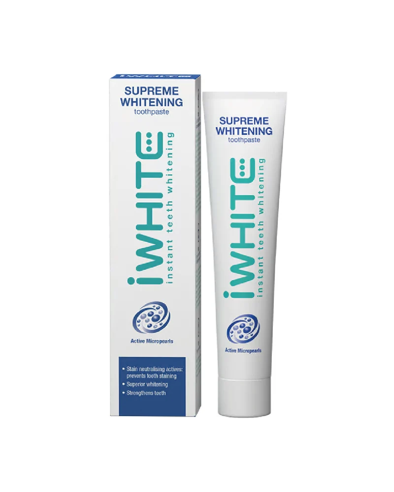 iWhite Kit - Natural Whitening Strips (x28) + iWhite Supreme Whitening Toothpaste 75 ml