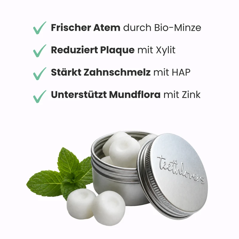 Doppelpack Zahnpflege‑Drops Frische Minze