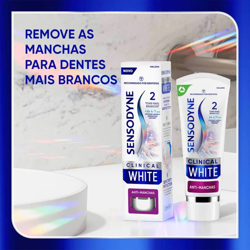 Clinical White Anti-Stain Toothpaste - Sensodyne - 75 ml