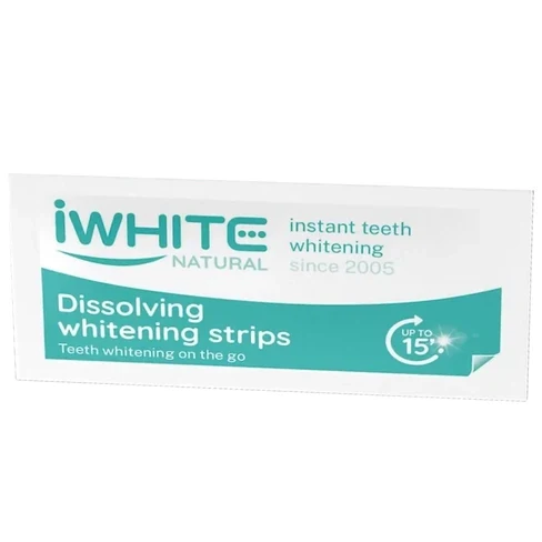 iWhite Natural Dissolving Teeth Whitening Strips - 28 Strips