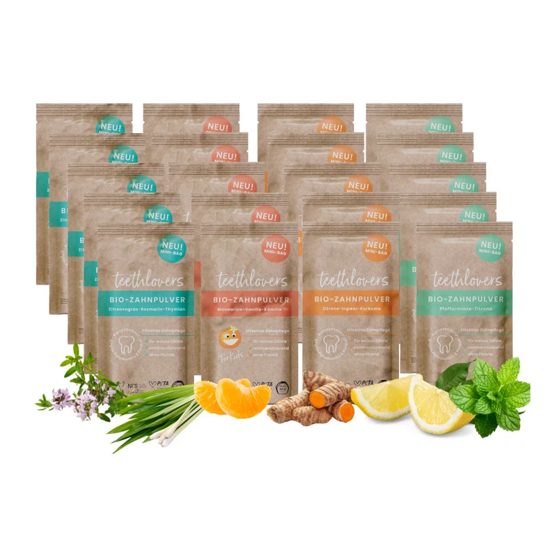 Pulver-Party mit 20 Mini-Bags