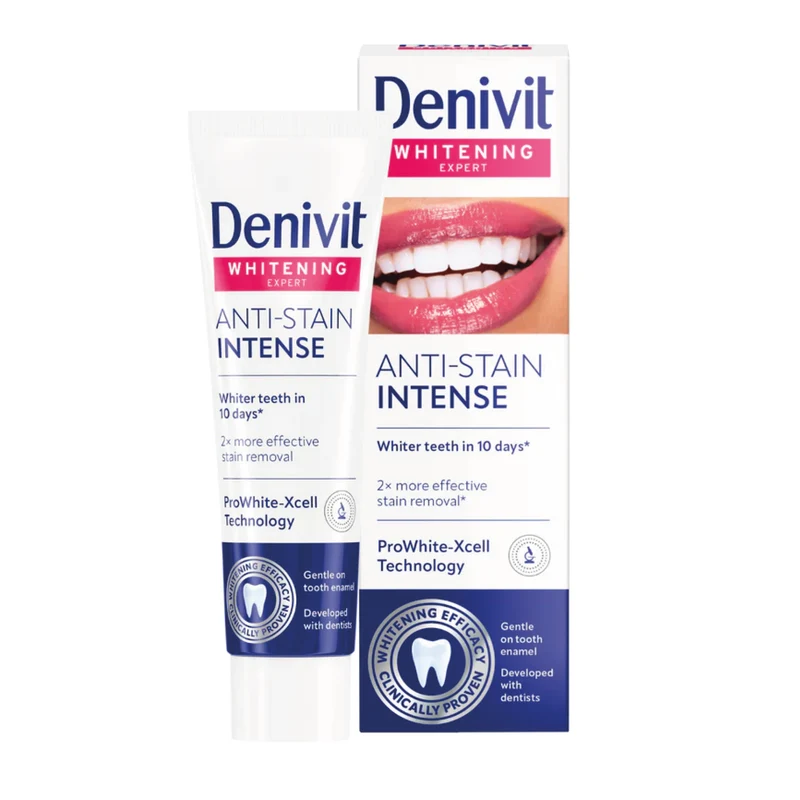 Whitening and Anti-Stain Fluoride Toothpaste - DENIVIT